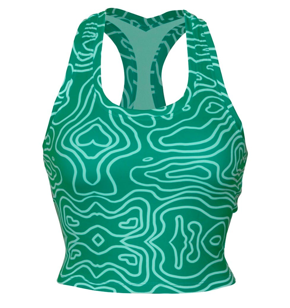 Eboni Racer Back Top Salt Active Salt and Ripple