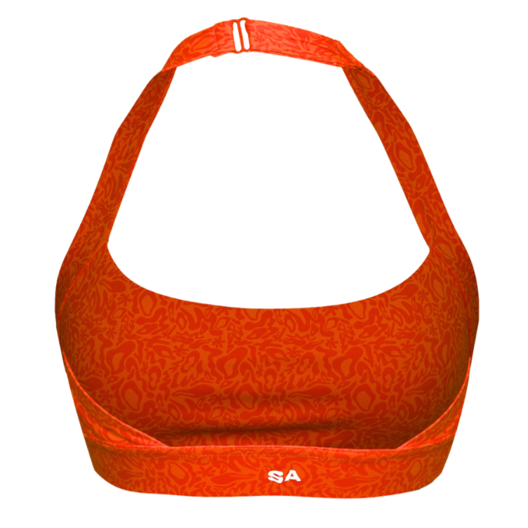 LULU HALTER NECK SPORTS BRA