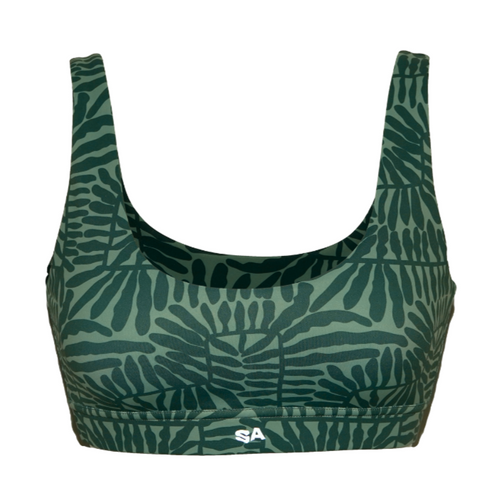 FERN CROP SPORTS BRA