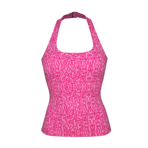 LEAH HALTER NECK TOP
