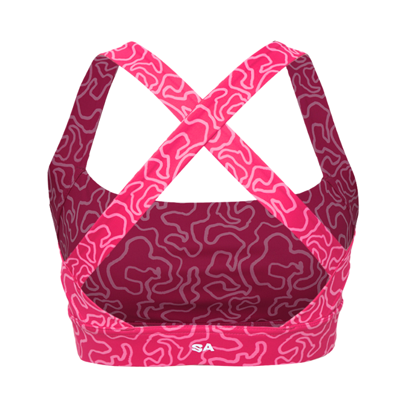 LUCI CROSS BACK SPORTS BRA