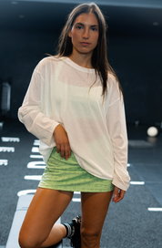 HANNA OVERSIZED SHEER LONG SLEEVE - PRE ORDER