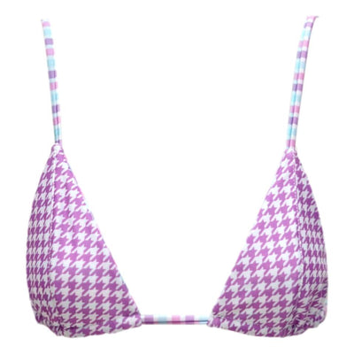 PIPER TRIANGLE TOP houndstooth