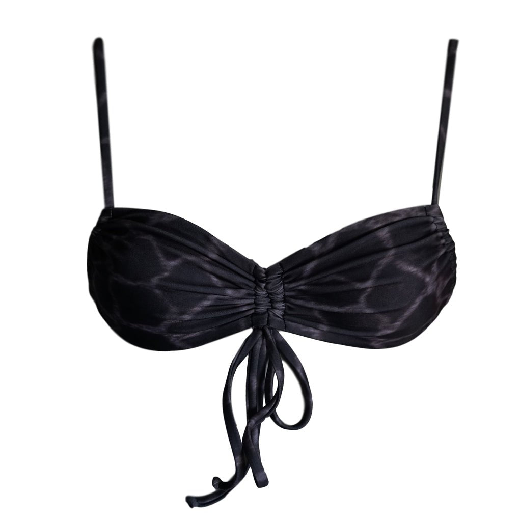 FRANKIE RUCHED CENTER BIKINI TOP