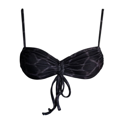 FRANKIE RUCHED CENTER BIKINI TOP