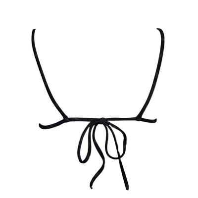 FRANKIE RUCHED CENTER BIKINI TOP